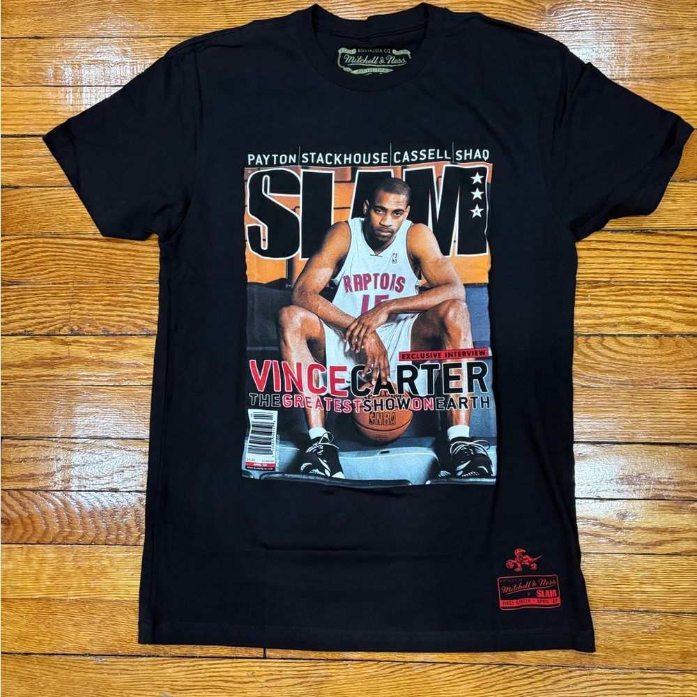 Mitchell & Ness Black Vince Carter Graphic Tee